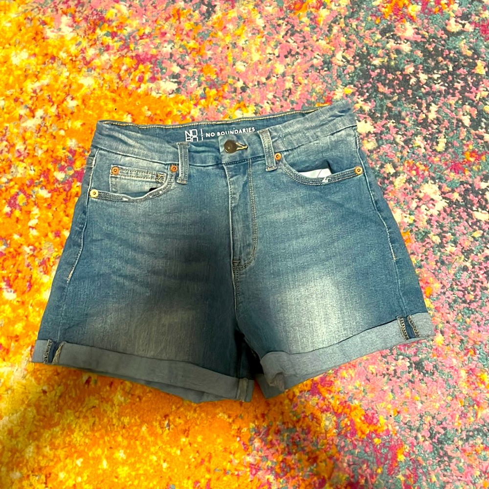 Denim shorts